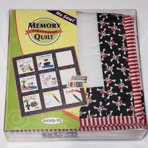 Activity Kit Memory Quilt No Sew Personalized Pirate Theme Project